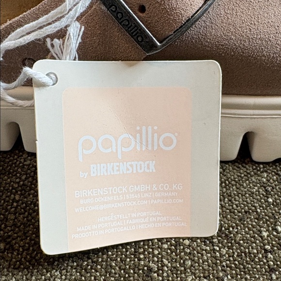 Papillio by Birkenstock Boston Chunky Women's Mules in Light Tan - Picture 2 of 5